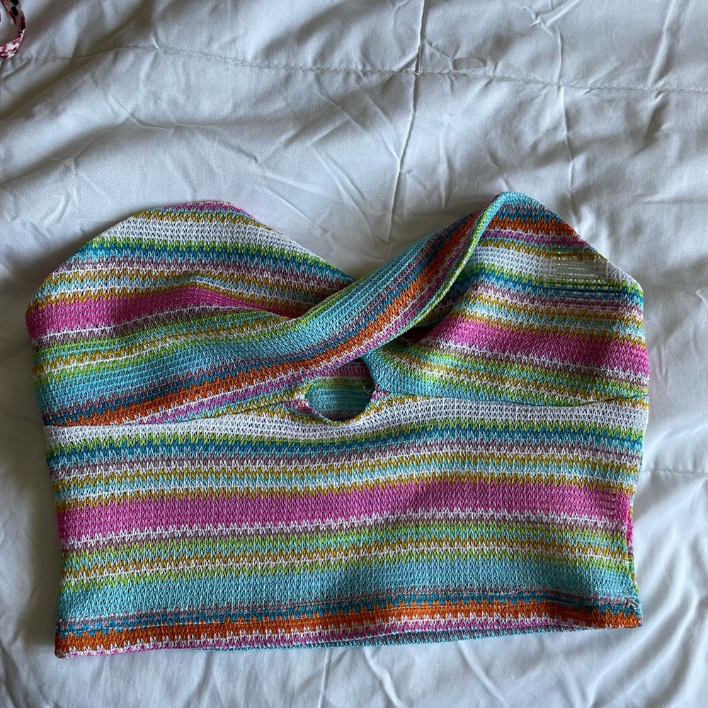Boutique | Colorful Striped Knit Top